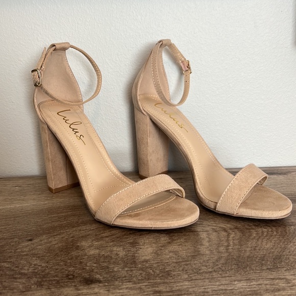 Lulus Shoes - Lulus Harper Almond Ankle Strap Heels